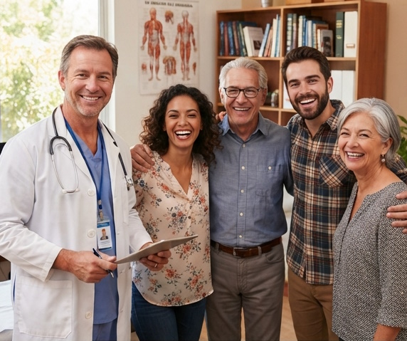 Comunidad y equipo médico Evera
